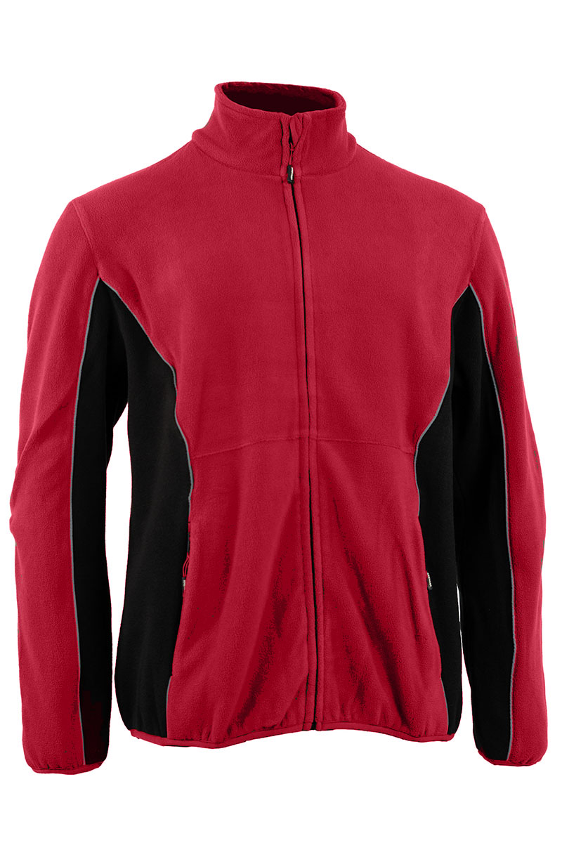 Jersey Fleece men, rot, XS - 5XL