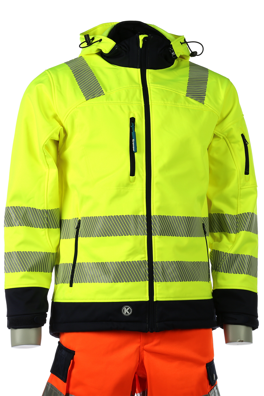 Krenger Signal Softshell, gelb-navy, S-5XL